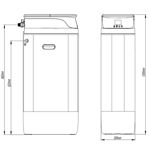 Osmio CS-30L Digital Water Softener
