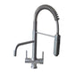 Osmio Azzurra Breve Brushed Chrome 3-Way (Tri-flow) Kitchen Tap Spray Hose