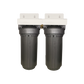 Osmio Antibacterial Grey 4.5 x 10 Inch Dual Full Flow Housing