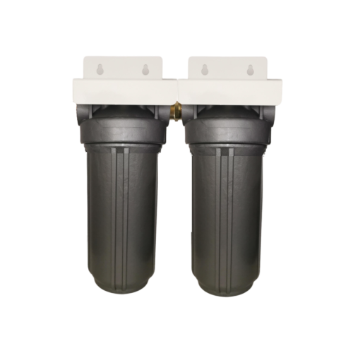 Osmio Antibacterial Grey 4.5 x 10 Inch Dual Full Flow Housing