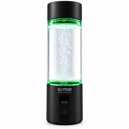 Osmio Duo Active Hydrogen Water Bottle (Black) 350ml