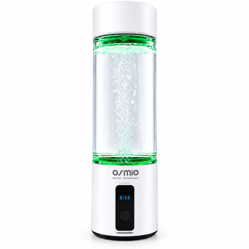 Osmio Duo Active Hydrogen Water Bottle (Silver) 350ml