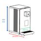 Osmio Fusion 3.0 Installed Hydrogen Reverse Osmosis System - White