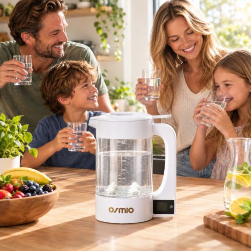 Osmio H2 Jug Hydrogen Water Pitcher (White)